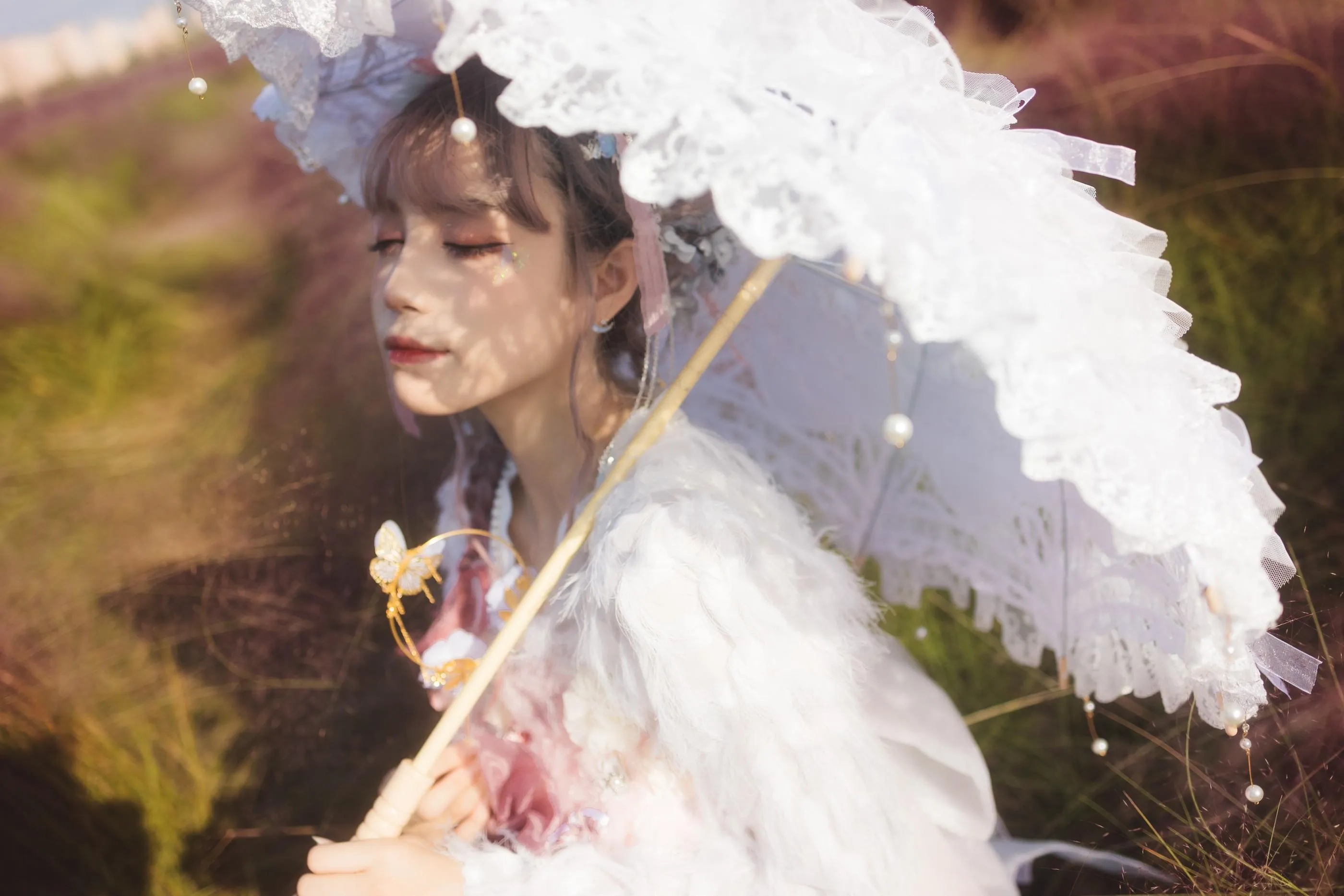 [艺图语] 2022.06.03 粉色草海 贰加六 [22P]插图9